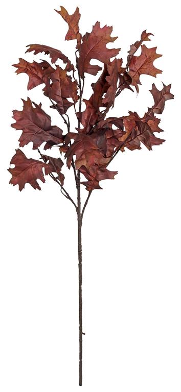 Burgundy Oak Leaf Spray, 37in.H
