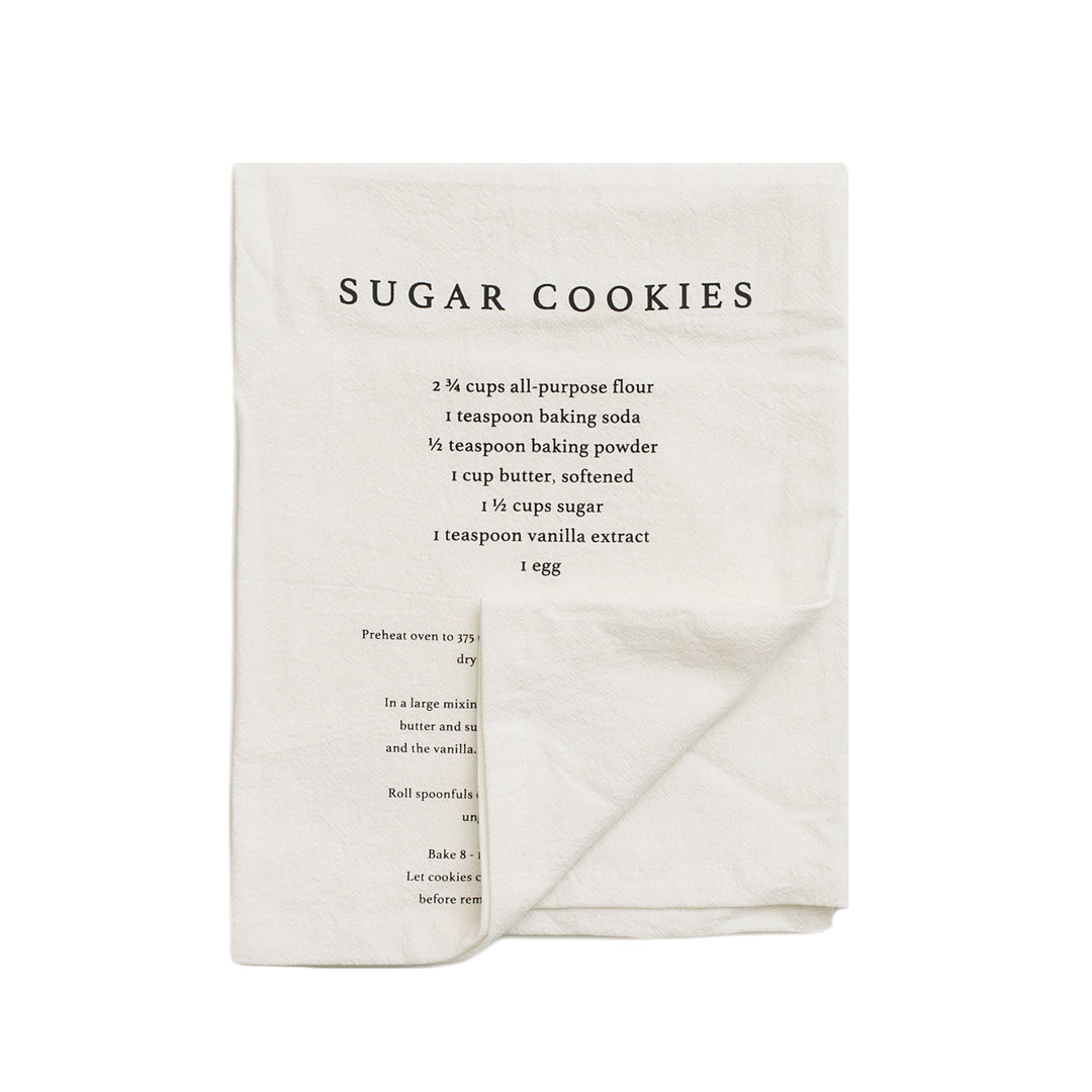 Sugar Cookies Recipe Cotton Kitchen Towel