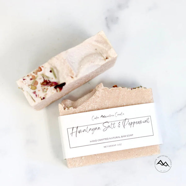 Himalayan Salt and Peppermint Handcrafted Cold Process Bar Soap