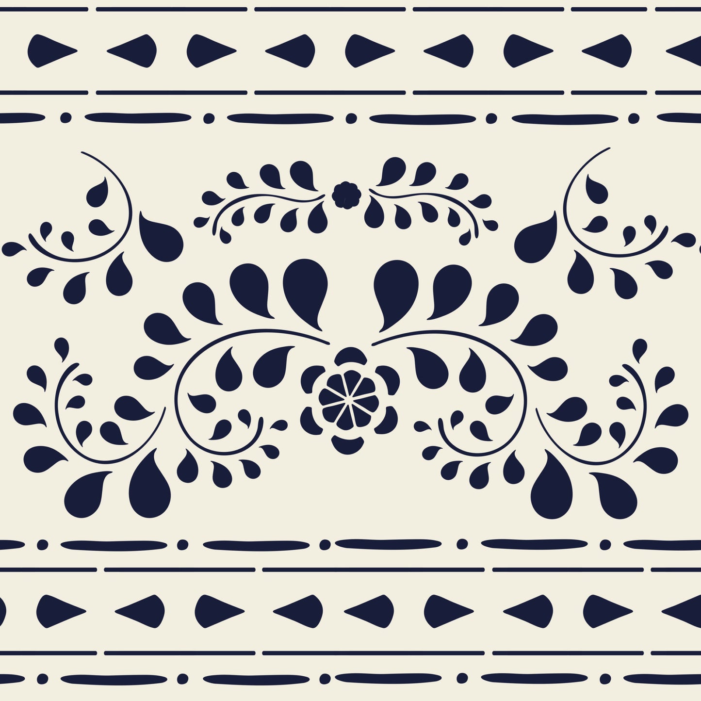 Annie Sloan Stencil- Faux Bone Inlay