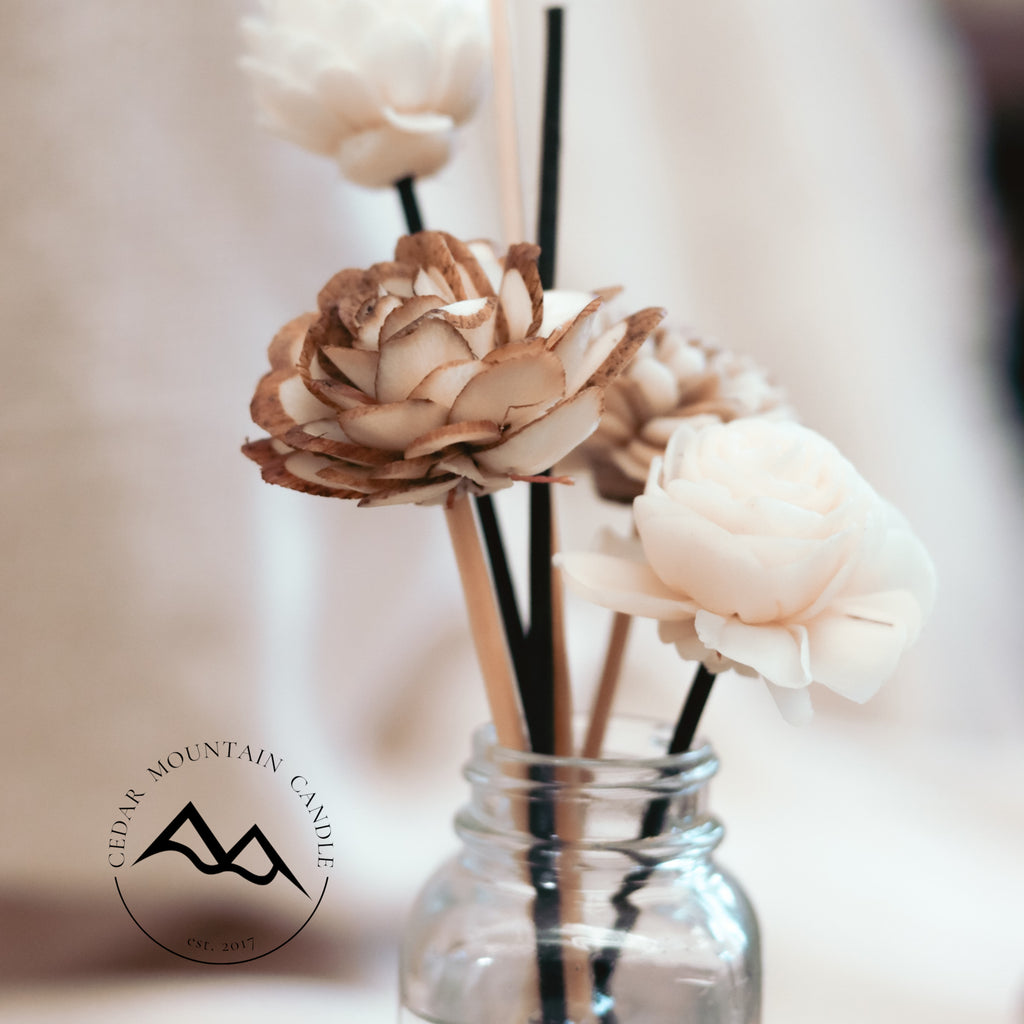 Molten Lava Scented Sola Wood Flower Reed Diffuser