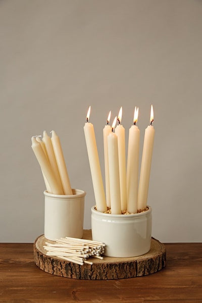 Unscented Taper Candles 10in. Set