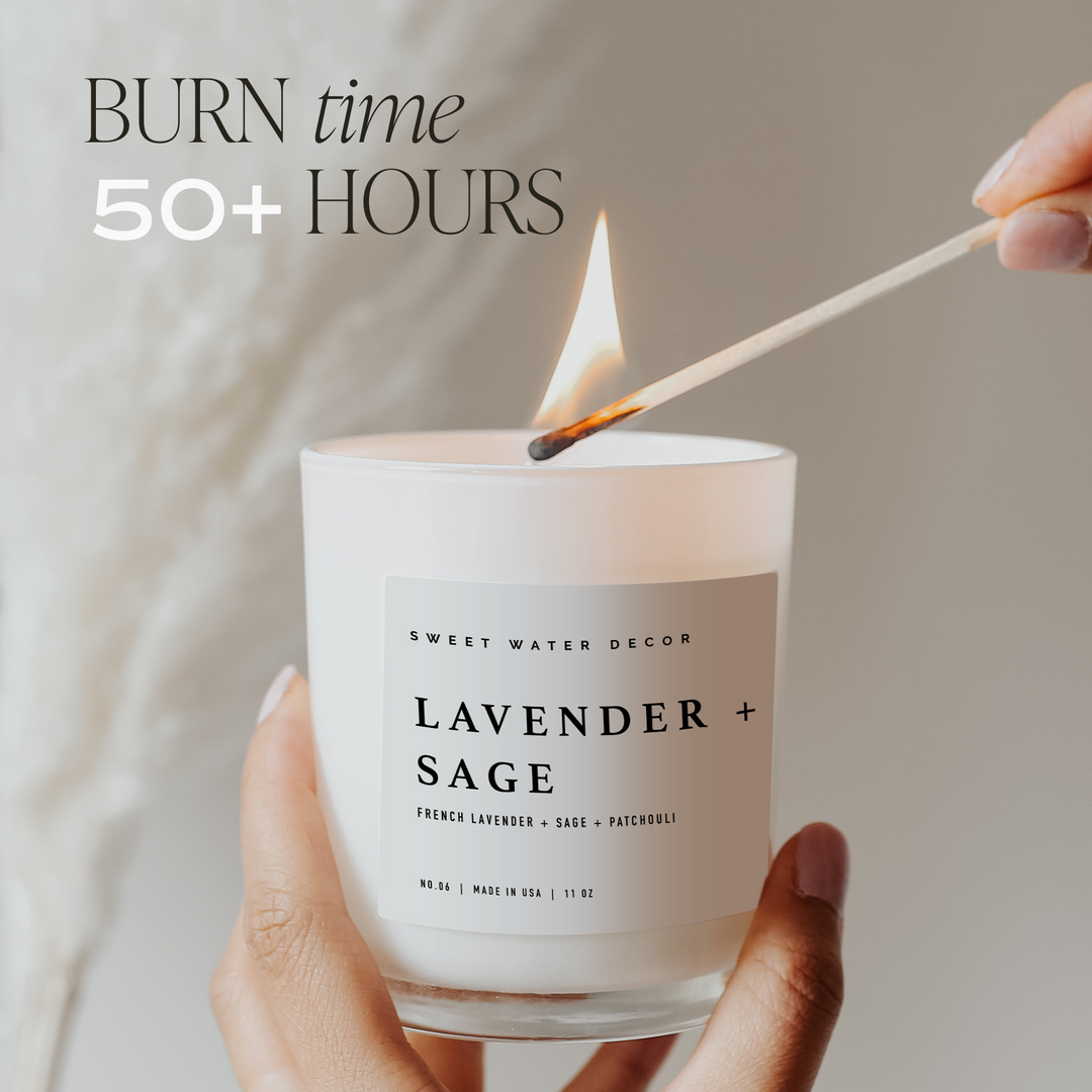 Spa Day - White Jar Candle with Wood Lid