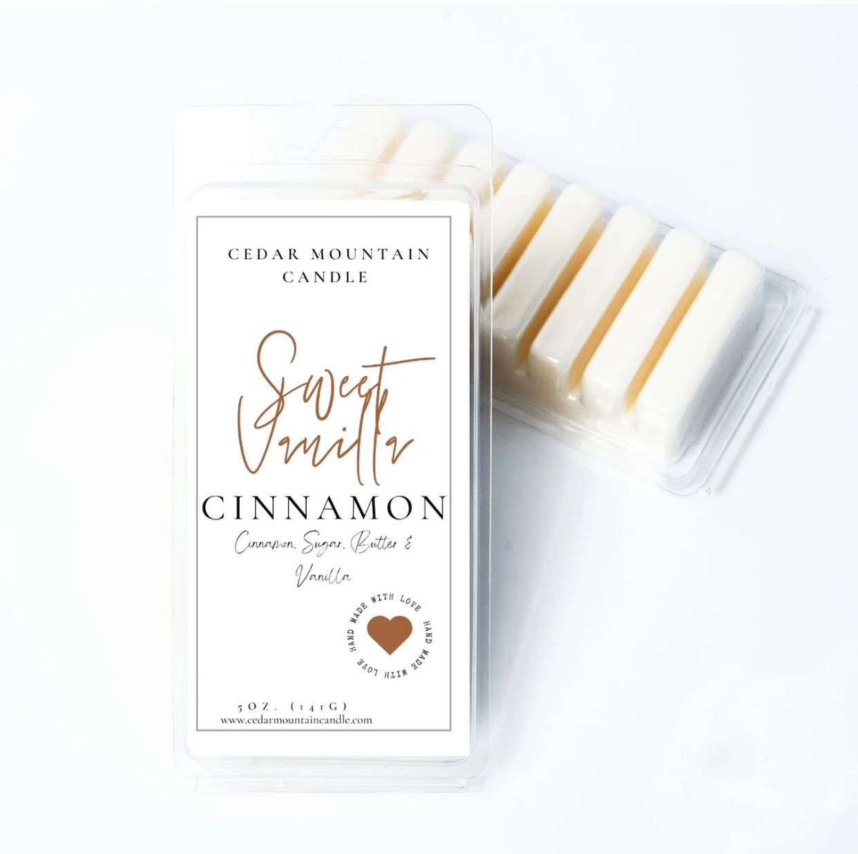 Sweet Vanilla Cinnamon Wax Melts, 5 oz.