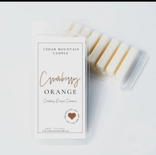 Cranberry Orange Wax Melts, 5.5oz.