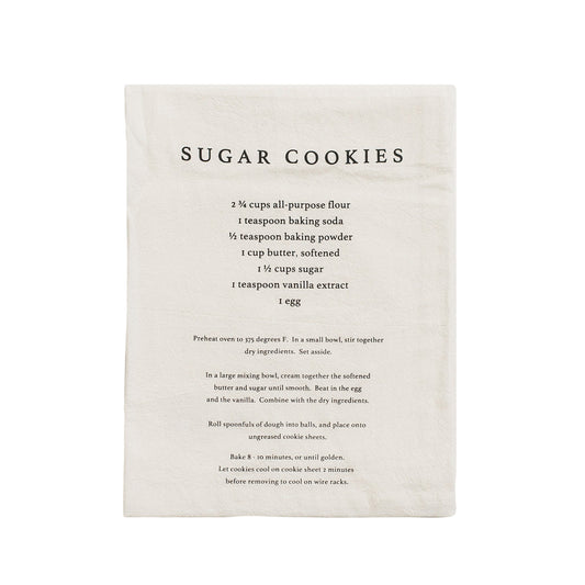Sugar Cookies Recipe Cotton Kitchen Towel