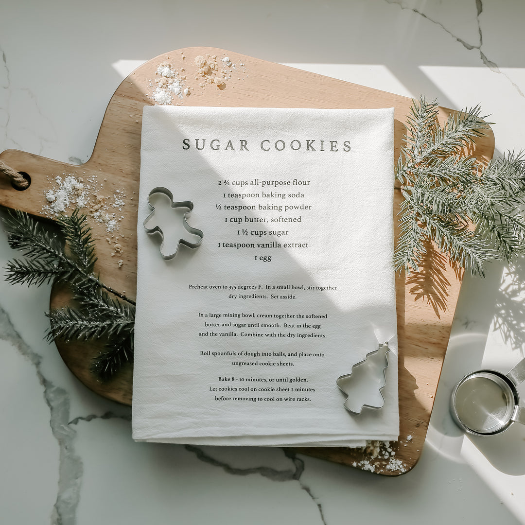 Sugar Cookies Recipe Cotton Kitchen Towel