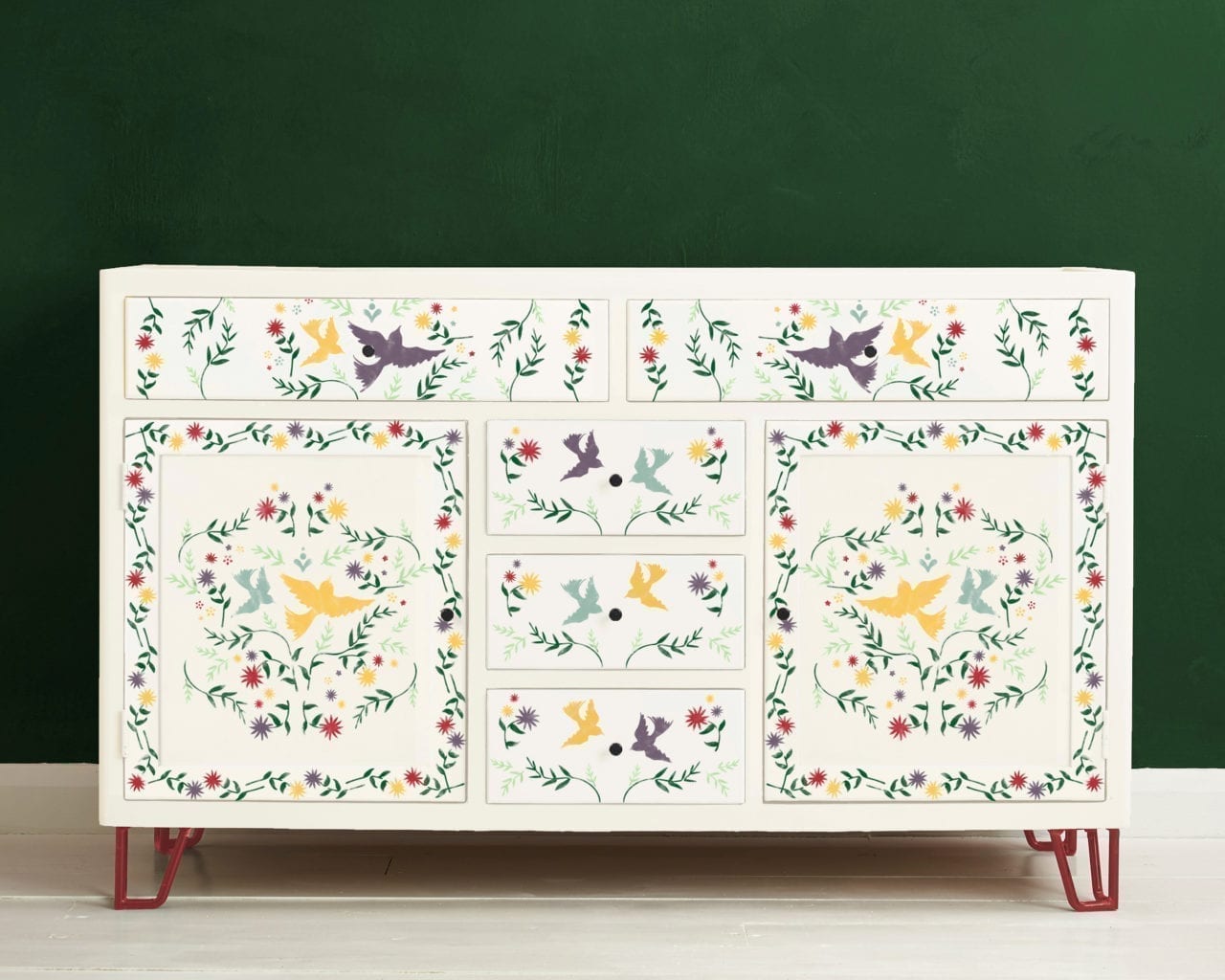 Annie Sloan Stencil- Mexican Birds