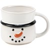 Snowman Stacked Mug Set