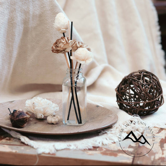 Sea Salt and Orchid Scented Sola Wood Flower Reed Diffuser