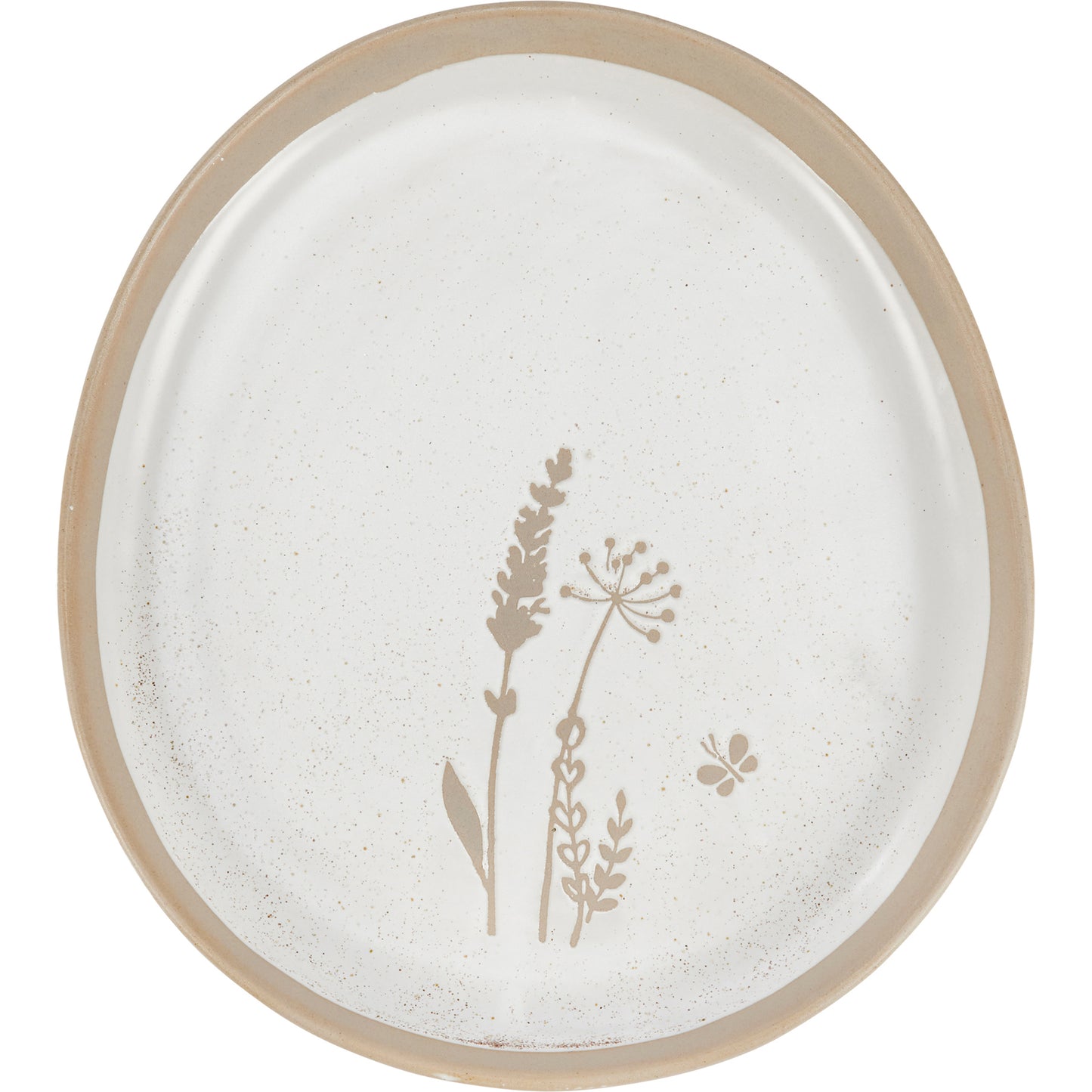 Wildflowers and Butterfly Platter