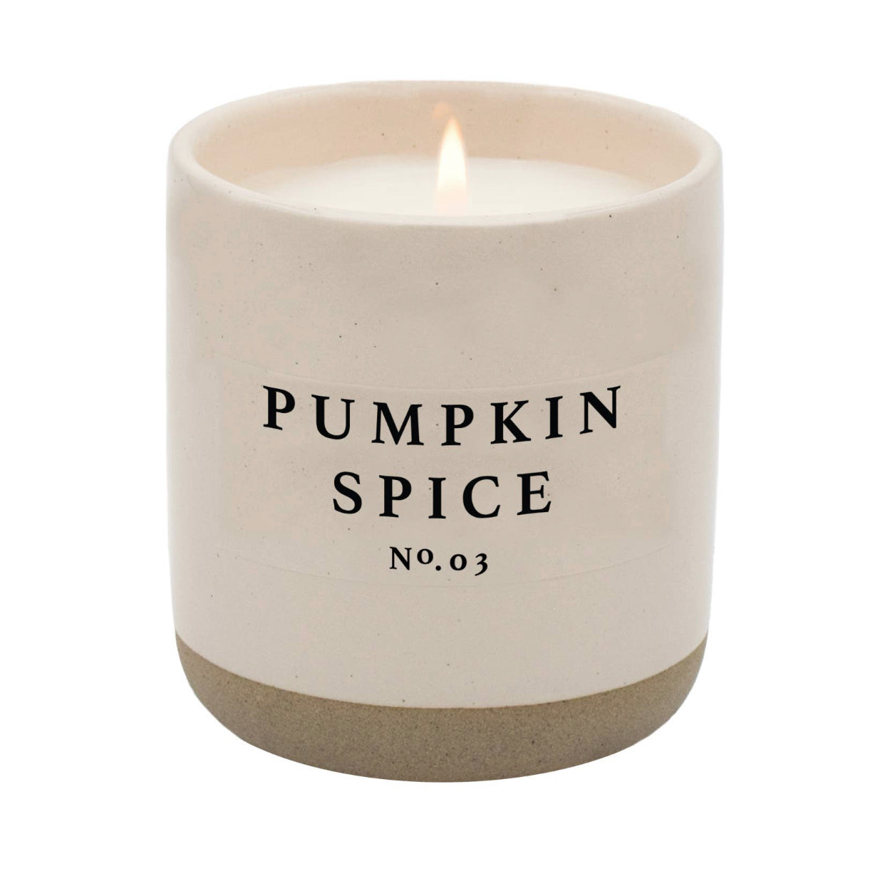 Pumpkin Spice Stoneware Jar Candle, 12 oz. Soy