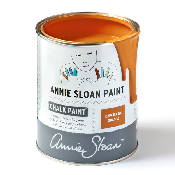 Barcelona Orange Chalk Paint® decorative paint by Annie Sloan-  Global Sample Pot - the Bower decor market  at The Highlands Wheeling WV  