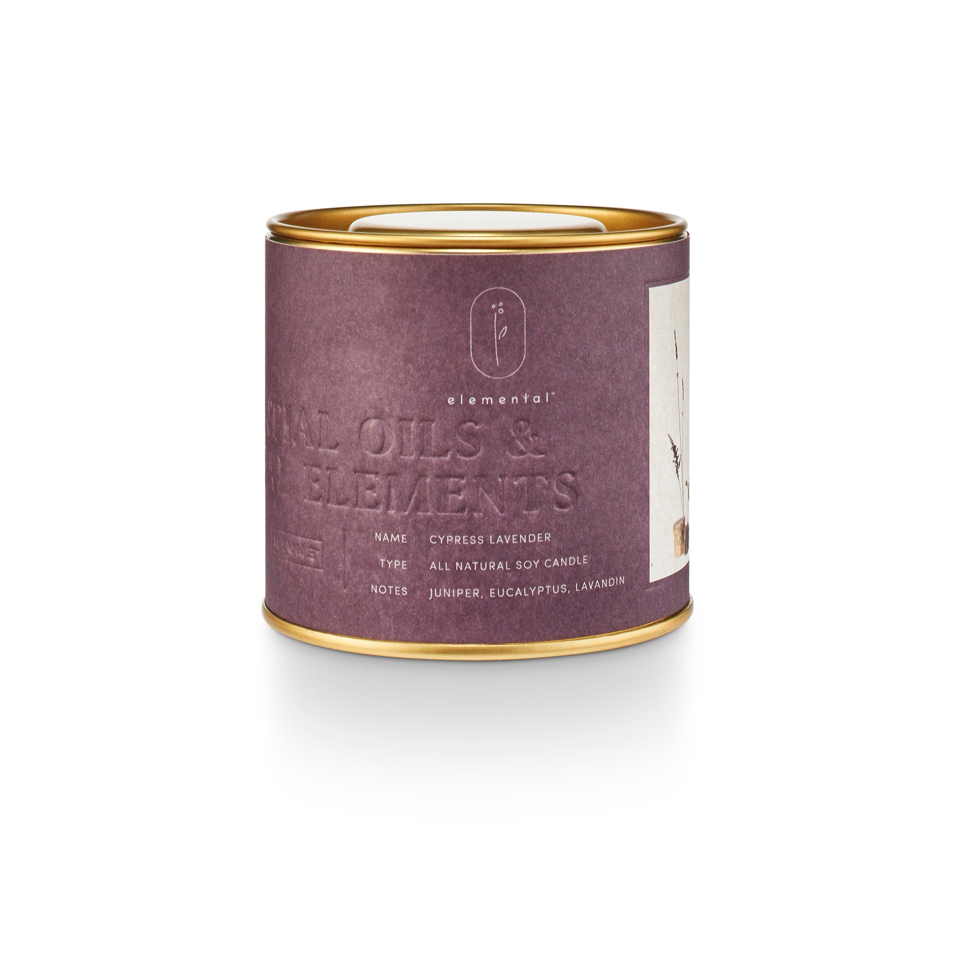A serene and earthy blend of pure essential oils and all-natural elements with notes of juniper, eucalyptus, and lavandin. Great travel candle 