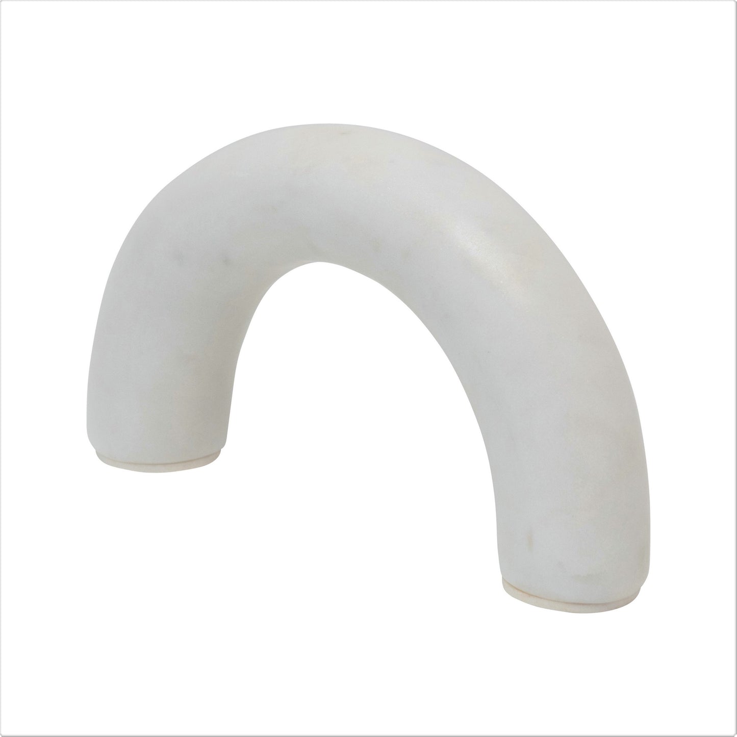 White Marble Arch Shelf Décor, 8 in. L