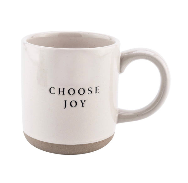 Choose Joy Stoneware Coffee Mug, 14oz.