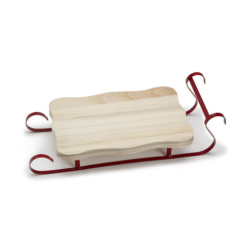Little Red Sled Christmas Serving Charcuterie Board