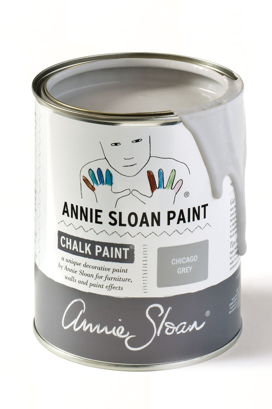 Chicago Grey Chalk Paint® decorative paint by Annie Sloan- Global Colors- Sample Pot - the Bower decor market  at The Highlands Wheeling WV  