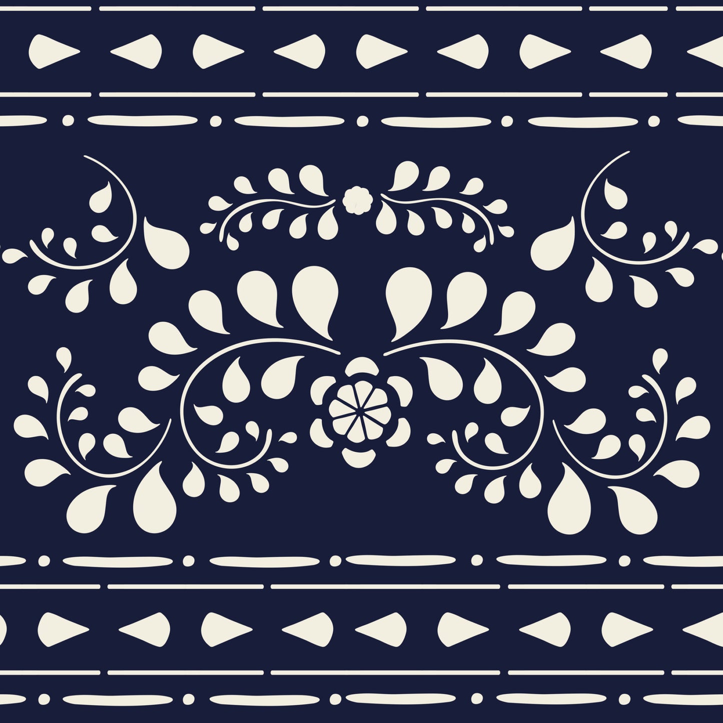 Annie Sloan Stencil- Faux Bone Inlay