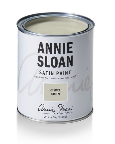 Cotswold Green Annie Sloan Satin Paint