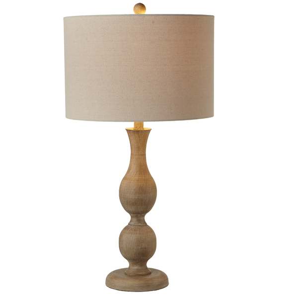 Woodgrain 3-Way Table Lamp, 29 In. H- 150W Max.