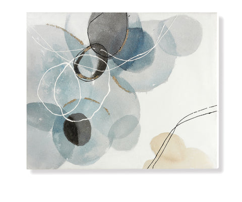 Abstract Circles Canvas Print 47 in.W