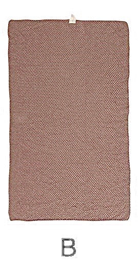 Cotton Knit Tea Towel, 3 Colors 28 in. L