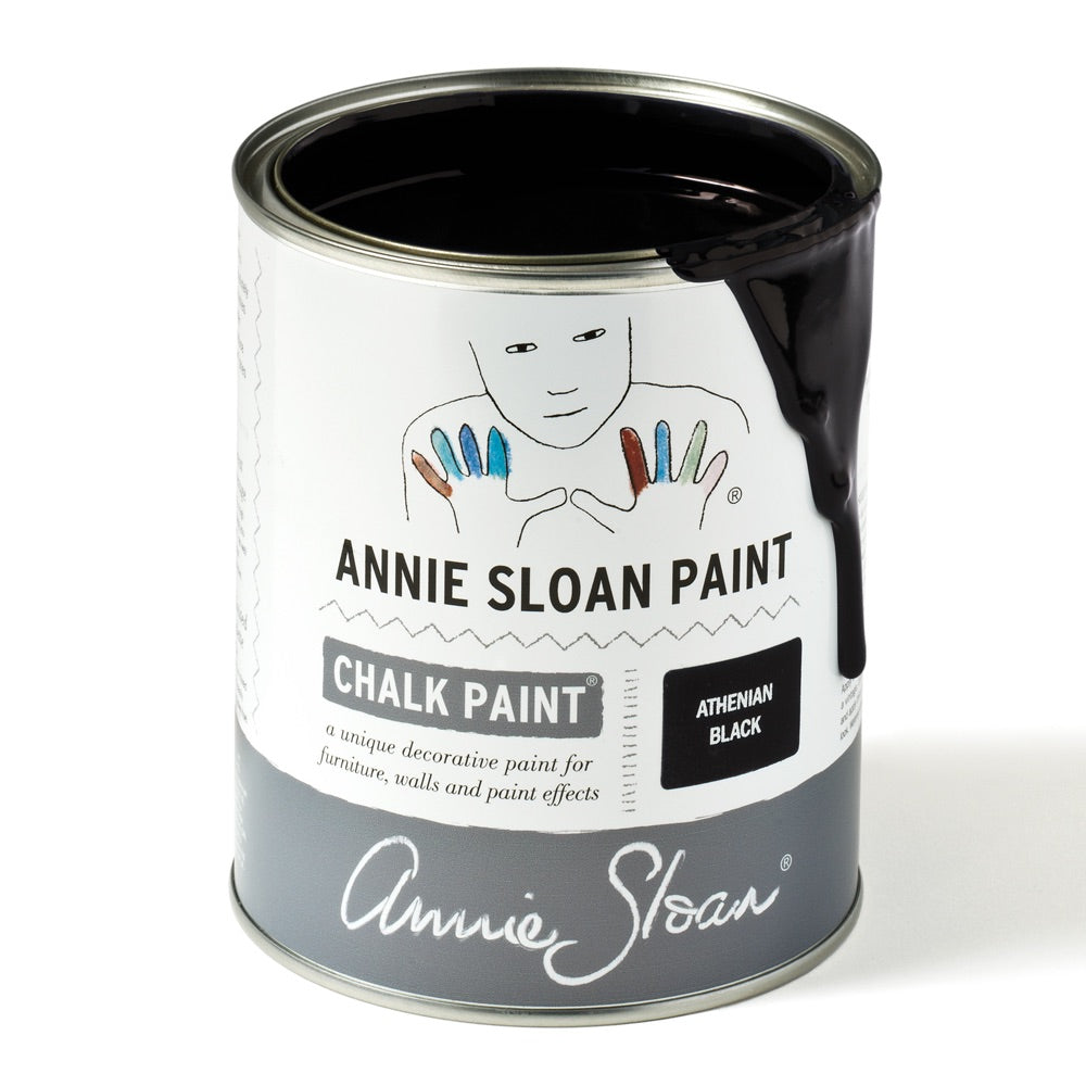 Athenian Black Chalk Paint® decorative paint by Annie Sloan- Global Litre PREORDER ONLY!!! - Bower on Market
