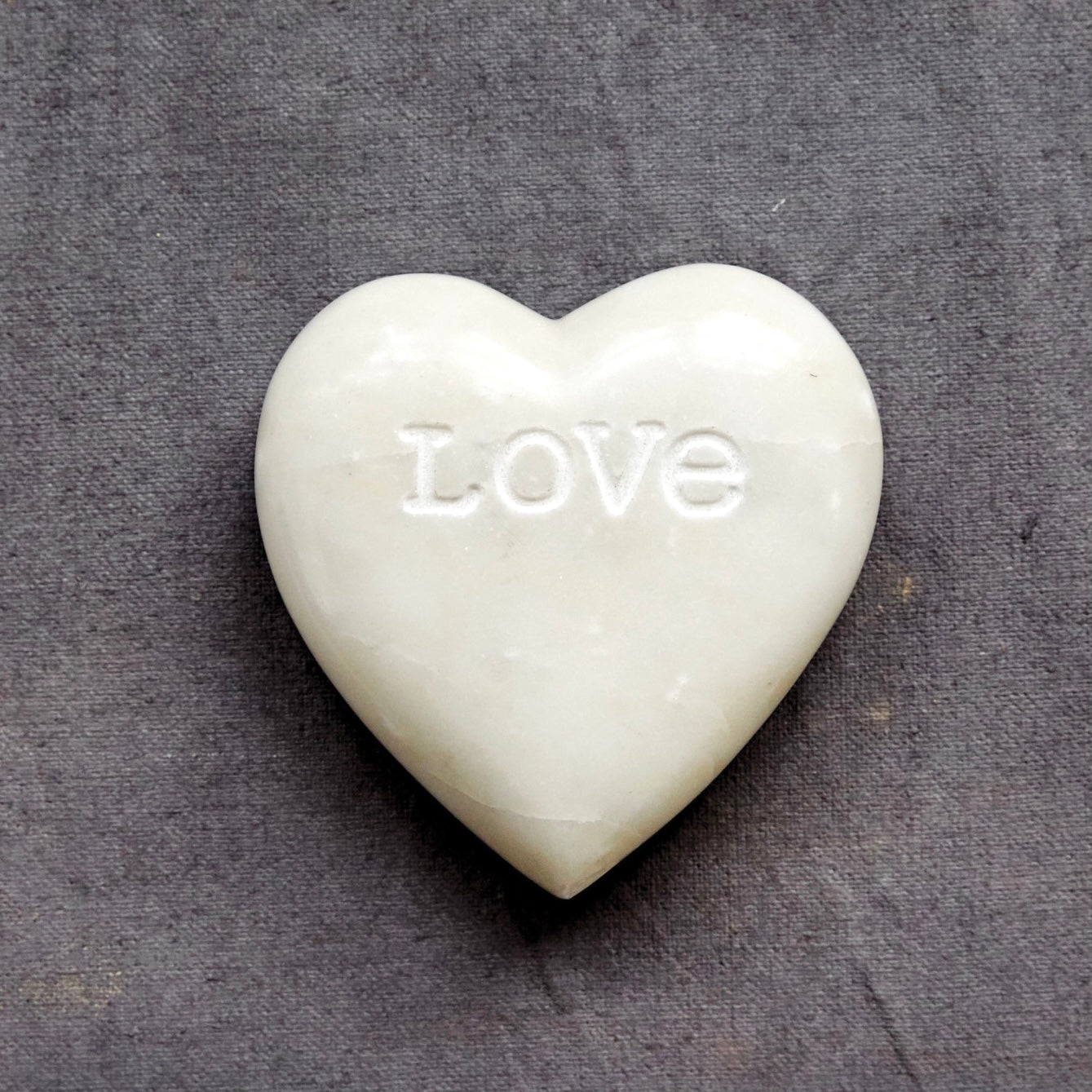 Love Engraved Soapstone Heart