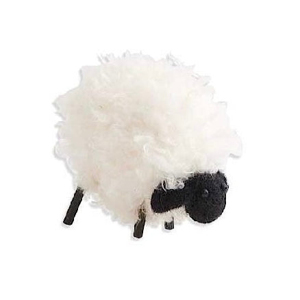Wooly Black-faced Sheep, 3 in. H