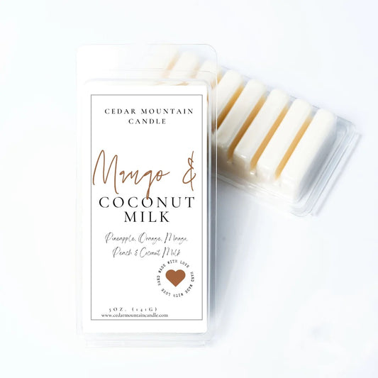 Mango and Coconut Milk Soy Wax Melts, 5.5oz