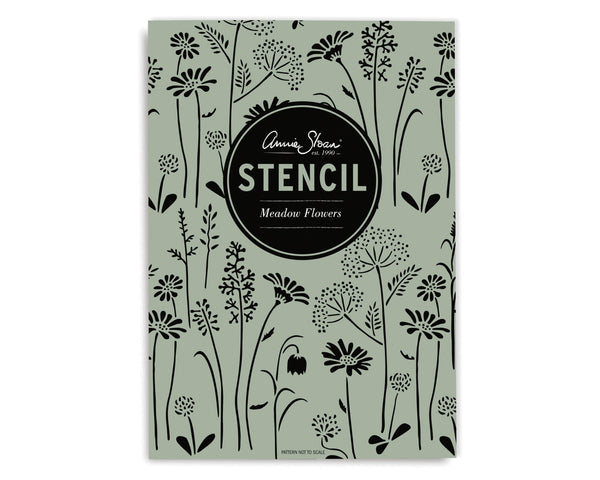Annie Sloan Stencil- Meadow Flowers