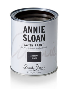 Athenian Black Annie Sloan Satin Paint