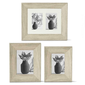 Gray Washed Photo Frames